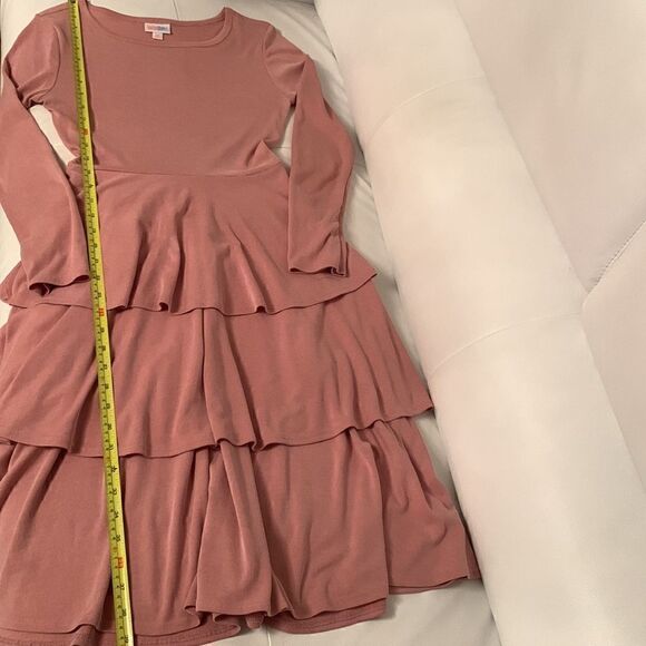 LuLaRoe Ruffle Skirt Flattering Dress Size XS - Picture 5 of 12